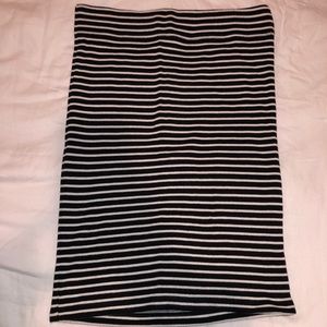 Madewell stripped pencil skirt size S
